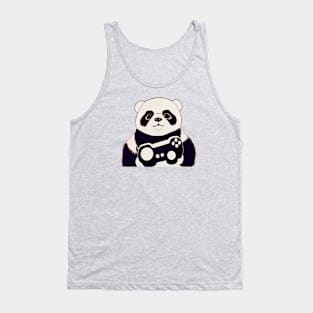 A gamer panda Tank Top